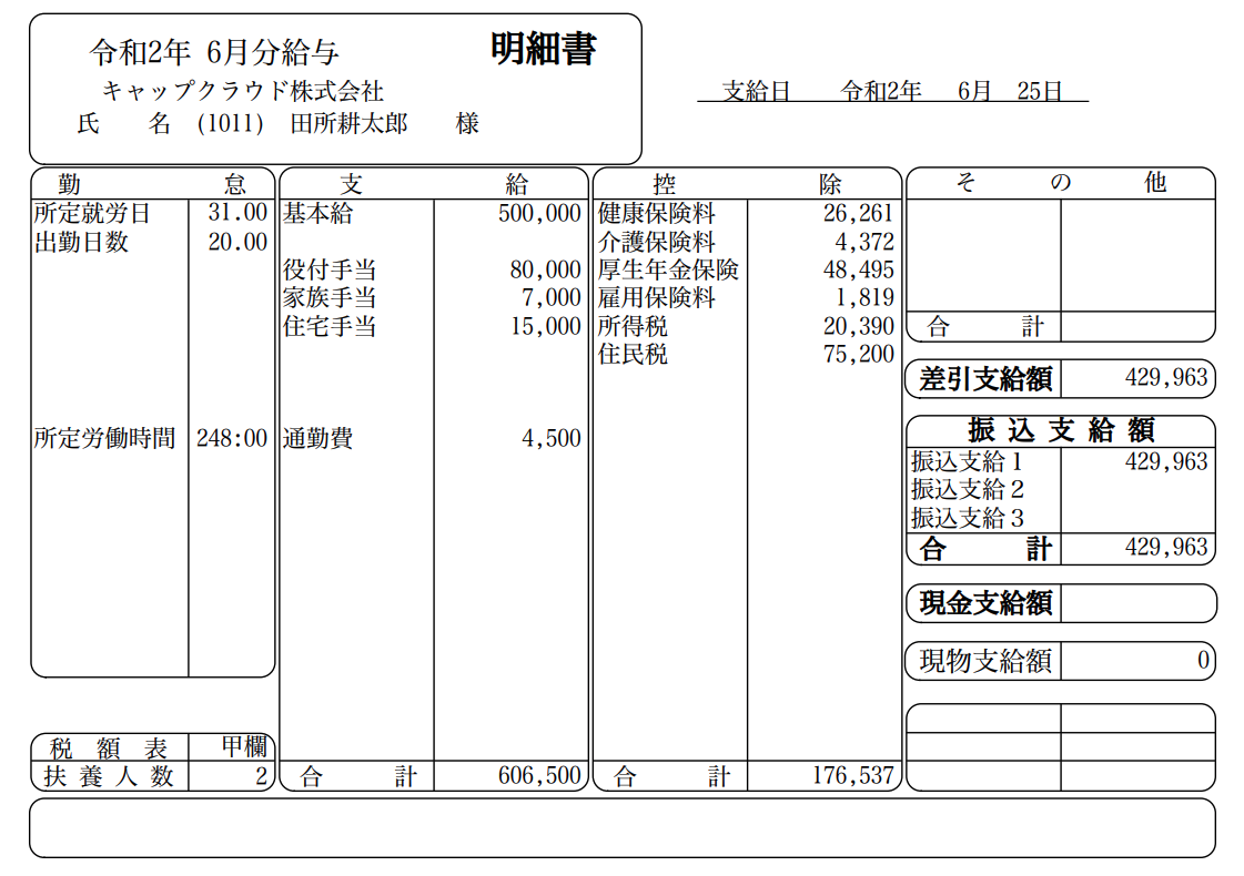 給与明細をwebで電子化するなら Focus U 給与明細